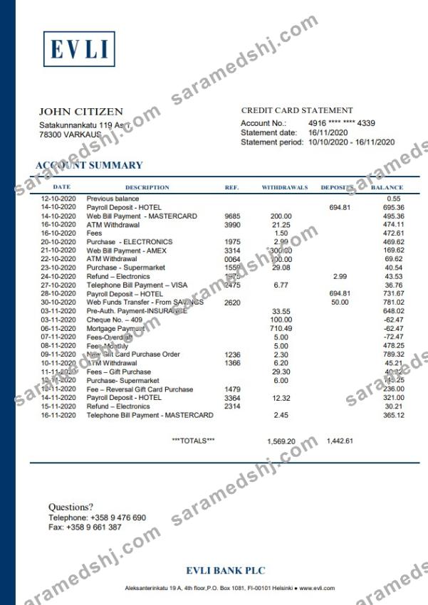 Finland Evli Bank PLC